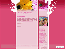 Tablet Screenshot of donnasquiltstudio.wordpress.com