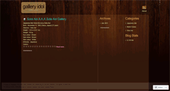 Desktop Screenshot of galleryidol.wordpress.com