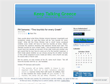 Tablet Screenshot of keeptalkinggreece.wordpress.com