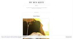 Desktop Screenshot of mybunkitty.wordpress.com