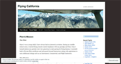 Desktop Screenshot of flyingcalifornia.wordpress.com