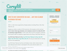 Tablet Screenshot of careylili.wordpress.com