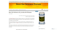 Desktop Screenshot of beerforscience.wordpress.com