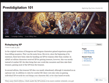 Tablet Screenshot of prestidigitation101.wordpress.com