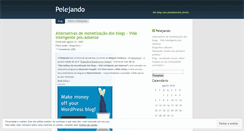 Desktop Screenshot of pelejando.wordpress.com