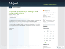 Tablet Screenshot of pelejando.wordpress.com