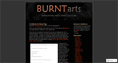 Desktop Screenshot of burntarts.wordpress.com