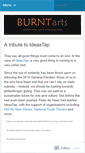Mobile Screenshot of burntarts.wordpress.com