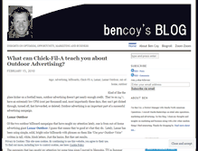Tablet Screenshot of bencoy.wordpress.com