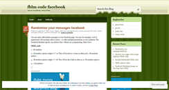 Desktop Screenshot of fblmcode.wordpress.com
