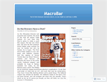 Tablet Screenshot of macrobar.wordpress.com