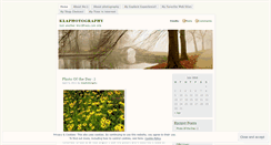 Desktop Screenshot of klaphotography.wordpress.com