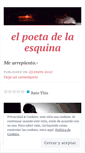 Mobile Screenshot of elpoetadelaesquina.wordpress.com