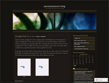 Tablet Screenshot of aaronotuel2010.wordpress.com