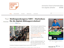 Tablet Screenshot of medienistik.wordpress.com