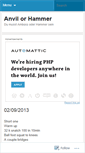 Mobile Screenshot of anvilorhammer.wordpress.com
