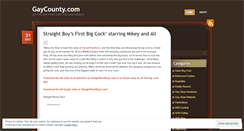Desktop Screenshot of gaycounty.wordpress.com
