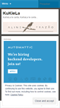 Mobile Screenshot of kukiela.wordpress.com