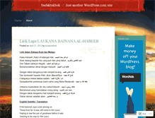 Tablet Screenshot of budaktokbok.wordpress.com