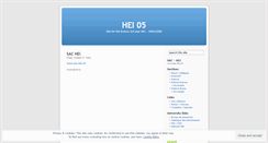 Desktop Screenshot of hei05.wordpress.com