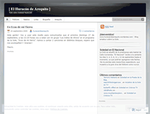 Tablet Screenshot of huracandearequito.wordpress.com