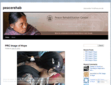 Tablet Screenshot of peacerehab.wordpress.com