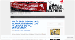 Desktop Screenshot of iucaceres.wordpress.com