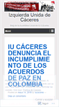 Mobile Screenshot of iucaceres.wordpress.com