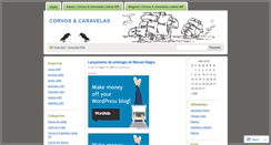 Desktop Screenshot of corvoscaravelas.wordpress.com