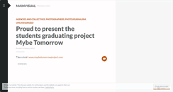 Desktop Screenshot of mainvisual.wordpress.com