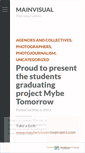 Mobile Screenshot of mainvisual.wordpress.com