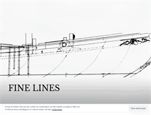 Tablet Screenshot of finelinesamatterofdistinction.wordpress.com