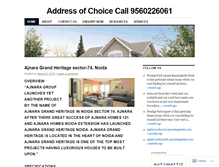 Tablet Screenshot of aocproperty.wordpress.com