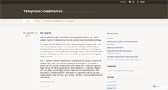Desktop Screenshot of 1stephencrossman4u.wordpress.com