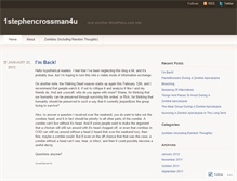 Tablet Screenshot of 1stephencrossman4u.wordpress.com