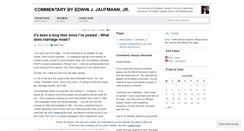 Desktop Screenshot of edwinjaufmannjr.wordpress.com