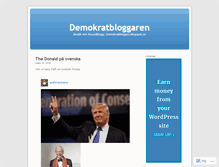 Tablet Screenshot of demokratbloggaren.wordpress.com