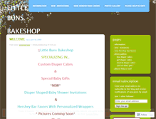 Tablet Screenshot of littlebunsbakeshop.wordpress.com
