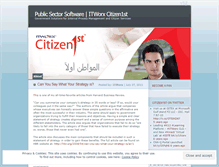 Tablet Screenshot of itworxcitizen1st.wordpress.com