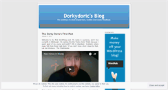 Desktop Screenshot of dorkydoric.wordpress.com