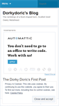 Mobile Screenshot of dorkydoric.wordpress.com
