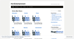 Desktop Screenshot of hotentertain.wordpress.com