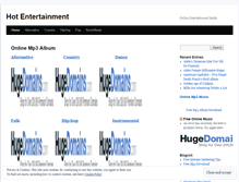 Tablet Screenshot of hotentertain.wordpress.com