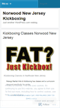 Mobile Screenshot of norwoodnjkickboxing.wordpress.com