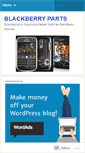 Mobile Screenshot of blackberryparts.wordpress.com