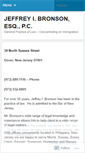 Mobile Screenshot of jeffbronson.wordpress.com