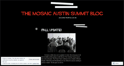 Desktop Screenshot of mosaicsummit.wordpress.com