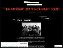 Tablet Screenshot of mosaicsummit.wordpress.com