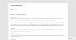 Desktop Screenshot of bestinvestment12.wordpress.com