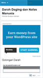 Mobile Screenshot of darahdagingdannafasmanusia.wordpress.com